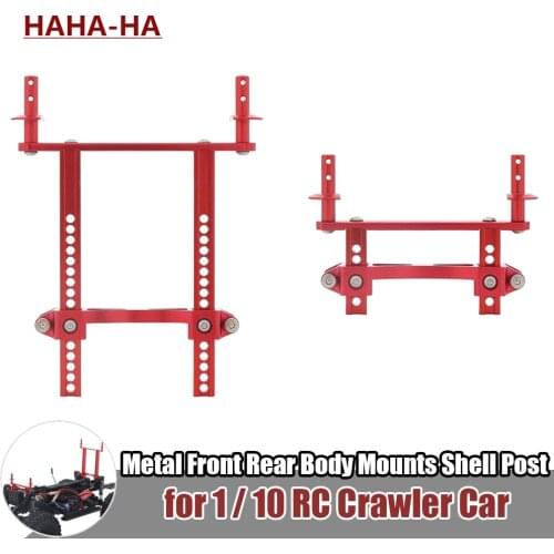 Metal Front Rear Body Mounts Shell Post for 1/10 RC Crawler Car Traxxas TRX4 Sport Defender G500 TRX6 8215 Upgrade Parts