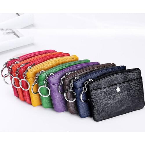 Fashion Leather Women Wallet Clutch Female Zip Short Small Coin Purse Luxury Brand New Design Soft Mini Card Cash Holder 2021