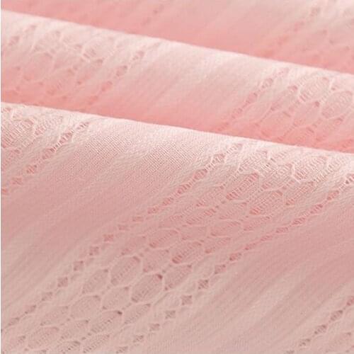 Soft Solid Color Pink Texture Cotton Fabric For Dress Shirts, Black, White, Yellow, Blue, By The Meter