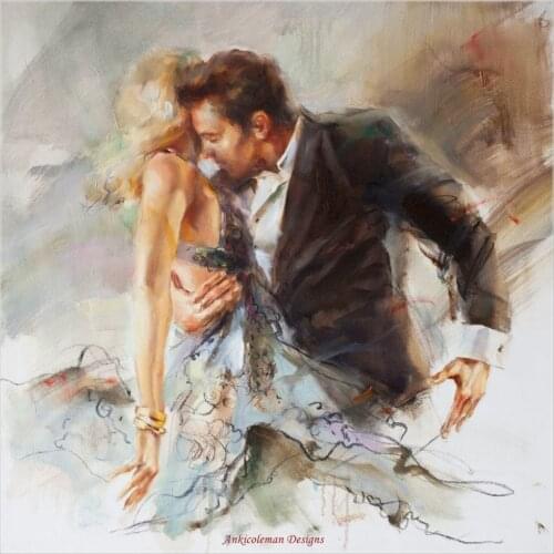 Embroidery Counted Cross Stitch Kits Needlework - Crafts 14 ct DMC Color DIY Arts Handmade Decor - Double Dance 1