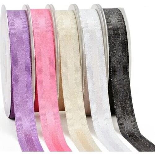 New 1-1/2 38mm gold powder ribbon 10 yards /50 yards DIY handmade material gift wrap bow wedding birthday grosgrain tire