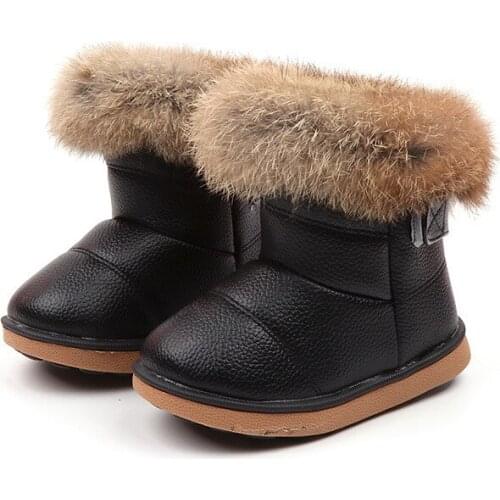 2020 New Winter Warm Plush Infant Boots For Kids Children Girl Shoes Boys Baby Shoes Toddler Girl Autumn For 1 2 3 4 5 6 Years