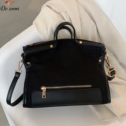 DORANMI Casual Totes Handbag Womens Bags 2020 Luxury Brand Designed Top-handle Bag Female Square Shoulder Bag Bolsos Mujer G885