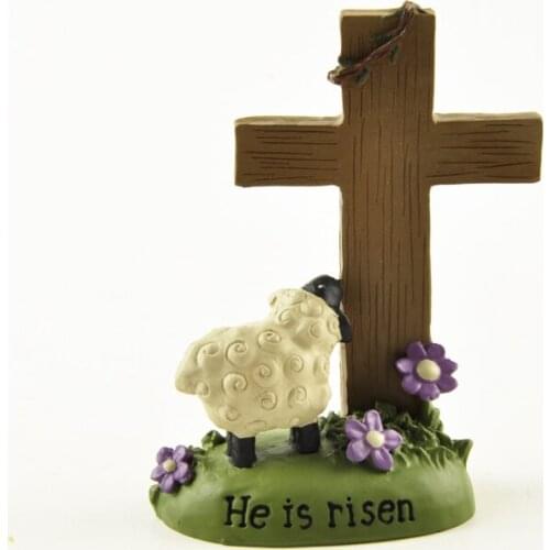Orthodox Cross Holy Communion Decoration Jesus Ornaments Lamb of God Christian Religion Accessories He is Risen Figurine