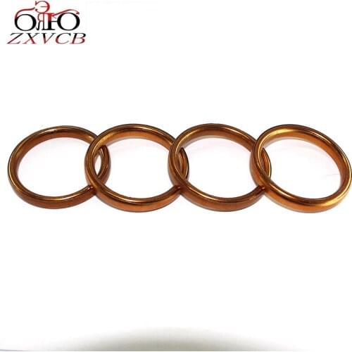 4PCS FOR HONDA CM200T DF200E TLR200 TR200 TRX200 /D/SX XL200R XR200 /R CB223S FTR223 Motorcycle exhaust system gasket