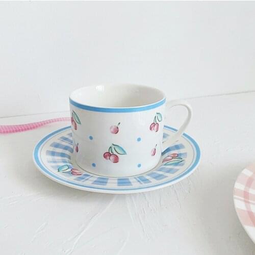 Modern Ceramic Coffee Cup Outside Afternoon Tea Eco Friendly Coffee Cup Nordic Style Tazas Desayuno House Decoration EI50BD