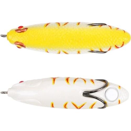 TSURINOYA Floating Fishing Lure Pencil Frog DL163 Surface Water Artificial Frog Swimbait Wobblers 90mm 16.5g Snakehead Soft Bait