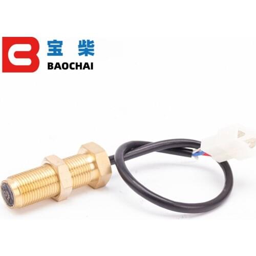 Universal Engine Magnetic Speed Sensor M18 Brass transmition diesel generator part electronic alarm ohm rpm speed pickup sensor