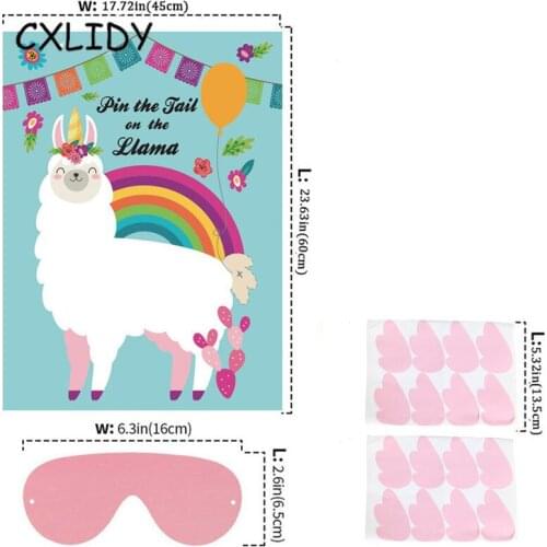 Alpaca PartyGames The Llama on the Llama Kids Birthday Party Decoration Party Supplies Gifts Games Birthday Favors HW99