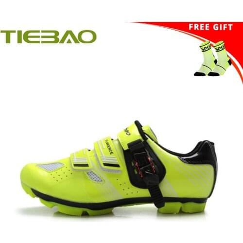 Tiebao Pro MTB Cycling Shoes Bike Shoes Men Women Bicycle Racing Self-Locking Athletic Riding SPD Shoes Zapatillas Ciclismo