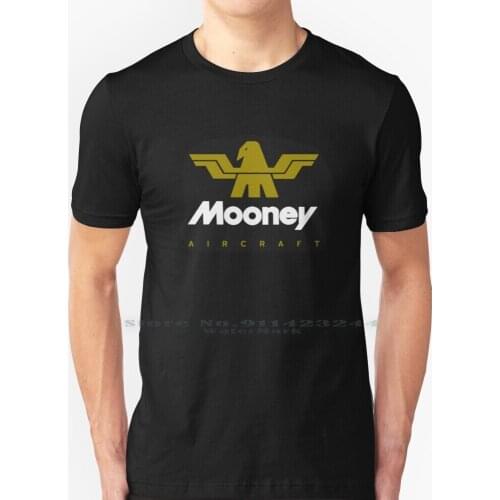 Mooney Vintage Usa T Shirt 100% Pure Cotton Mooney Vintage Pilot Travel Holiday Vacation Usa Cessna Piper Plane Boeing Fathers