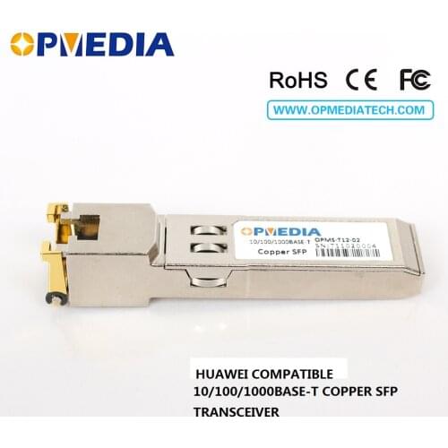 Great low price!10/100/1000M-T RJ45 copper SFP transceiver, optical module,RJ45 connector,Compatibile with Huawei equipment