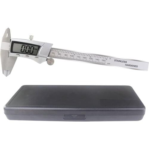 0-150mm Stainless Steel Digital Caliper LCD Electronic Vernier Calipers Gauge Micrometer Ruler Depth Measuring Tool