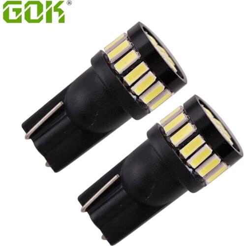 10 x W5W T10 LED Canbus Bulb 4014 SMD 21 led 194 168 Car Clearance Parking Lights Auto Interior Reading Trunk Lamp White 12-24V