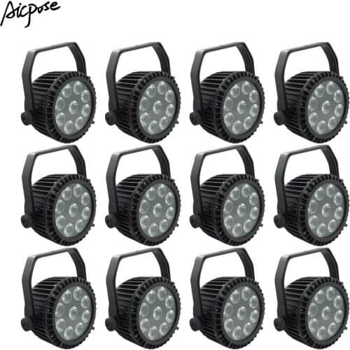 12pcs/lots Led Par Light 9*10W RGBW 4 in 1 Outdoor Waterproof Stage Light IP65 Waterproof 9x10w Led Par 64 With DMX512 Control