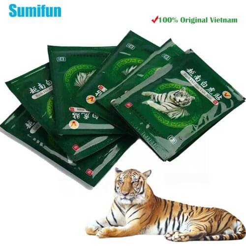 32pcs Vietnam White Tiger Balm Pain Patch Body Neck Massager Meridians Stress Relief Arthritis Capsicum Plaster Health Care C053