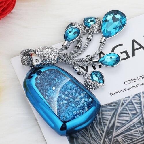 Car Key Case Cover shell fob holder for Cadillac ESV Escalade CTS XTS SRX ATS 2015 2016 2017 2018 CT5 XT5 XT6 remote smart key