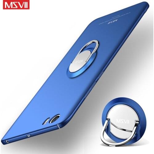 Mi 5 Case Msvii Ring Frosted Cover For Xiaomi Mi5 Mi 5S Mi5x Case Xiomi Mi 5X MiA1 Cover For Xiaomi Mi A1 5X Mi5 s Phone Cases