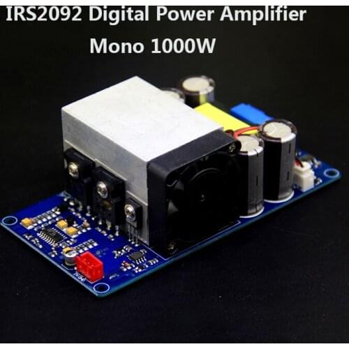 HIFI Fever High Power IRS2092 Digital Power Amplifier Mono 1000W Stage Power Amplifier Board Subwoofer