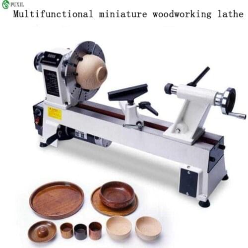 Wood bead processing equipment small rotary grinding lathe variable speed chuck Mini wood lathe