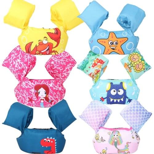 Kid Swim Arm Sleeve for Child Life Jacket Vest Learn Swiming Training Infant Safety Swim Aid for Toddler Boy&Girl 2-6 years old