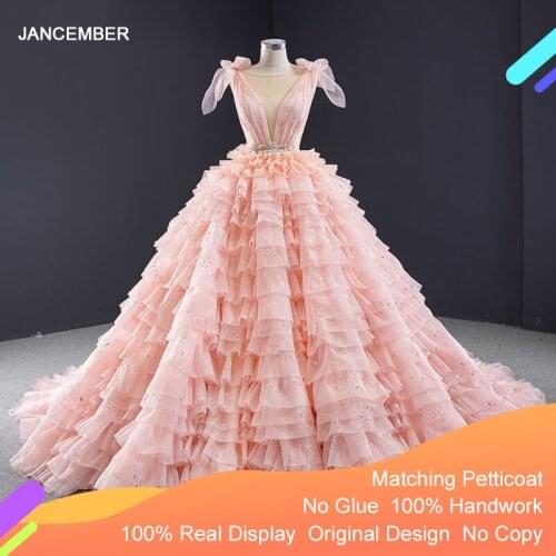 J67033 Jancember Party Dresses 2020 Dresses O Neck Sleeveless With Bow Sequined Evening Dress For Women Вечернее Платье Женское