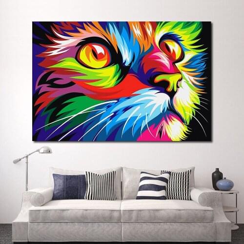 JQHYART Canvas Oil Painting Wall Decor Animales Vectoriales Wahyu Romdhoni Modern No Frame Canvas Print Decorative Pictures