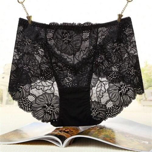 Summer Lace Panty Underwear Through Comfortable Thin Shorts Women Female M L XL lace briefs for women
