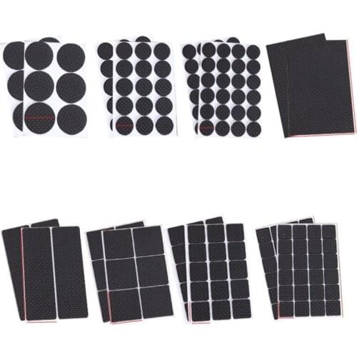 Hot 2/12/30/48PCS Soft Thickening Bumper Chair Fittings Self-adhesive Floor Protector Anti-slip Mat Anti Rub Furniture Leg Pads