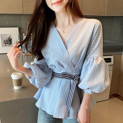 LLZACOOSH Blue Blouses