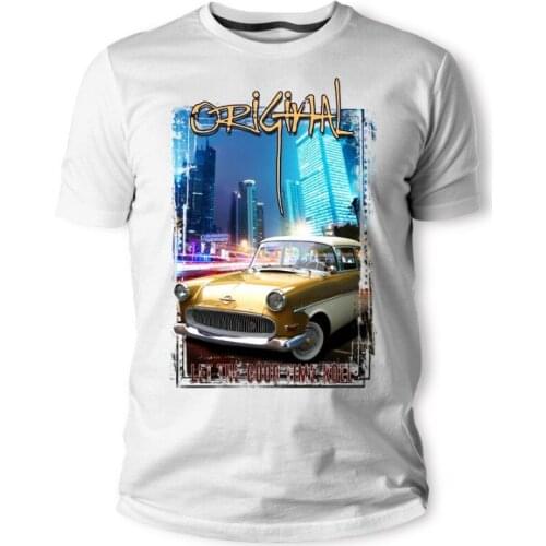 T-Shirt Opel Rekord Gold Braun Orange Auto 2019 Summer Fashion Tops & Tees Print Casual Cotton Male Online Tshirt Design