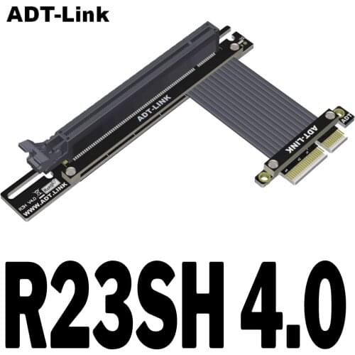 New PCIe 4.0 x4 To x16 Extension Cable Full Speed 4.0 PCI-e Riser Adapter Graphics Card Extender for GTX3080ti RX5700xt GPU