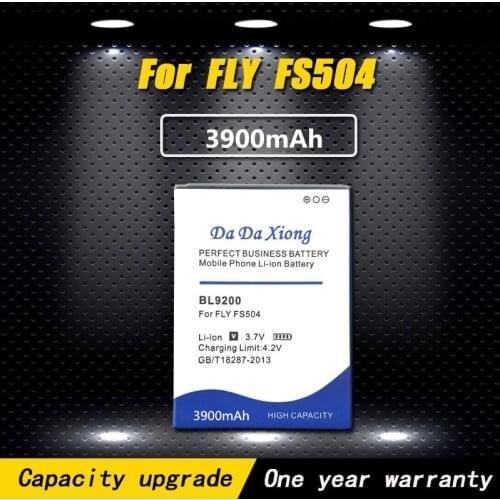 New High quality 3900mAh BL9200 Li-ion Phone Battery for FLY Cirrus 2 FS504 BL9200 Phone Battery