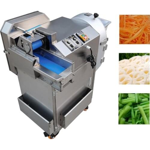 Commercial Vegetables Cutting Machine Multifunction Electric Slicer Cabbage Chilli Leek Scallion Dicing Machine 1800W