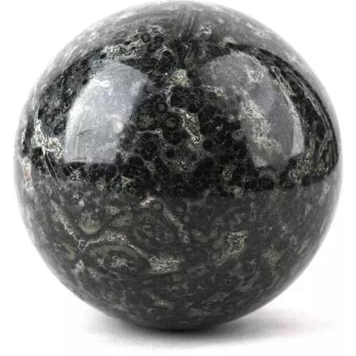 MOKAGY 90-100mm Large Size Natural Green Malachite Quartz Stone Crystal Sphere Ball for Gift 1pc