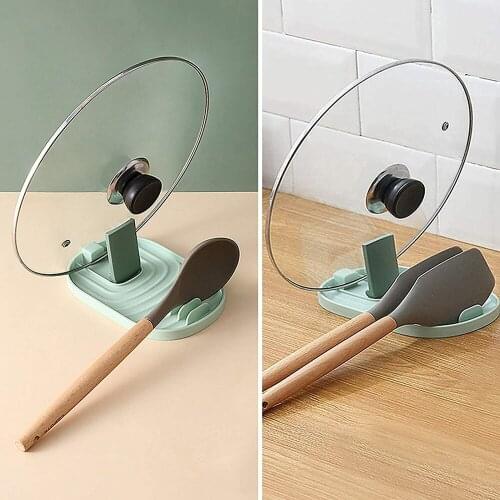 Kitchen Tools Gadgets Rack Organizer Spoon Holder Chopstick Shelf Fork Spatula Rack Plastic Rest Non-Slip For Kitchen Dining Bar