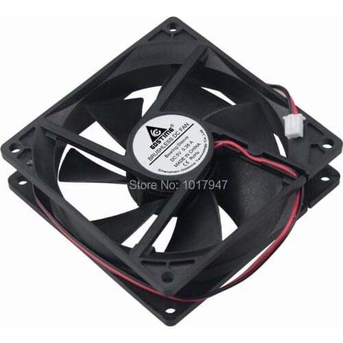 10 pieces LOT Gdstime 5V DC 2Pin 9225s 92mm x 25mm 9cm Ventilation Cooling Fan