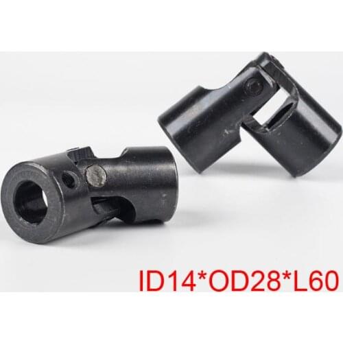 14mm bore candan universal joint coupling U-joint cardan link Lardan university joint universal joint cross Hooke JointwithAngle