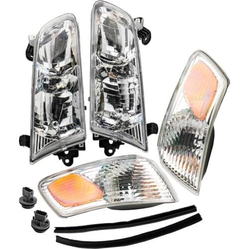 2000-2001 For Toyota Camry Headlights Headlamps + Corner Lights Left+Right TO2502130, TO2503130