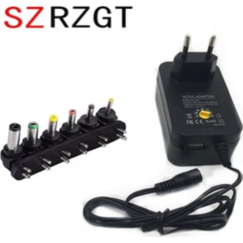 3V 4.5V 5V 6V 7.5V 9V 12V 2A 2.5A AC/DC Adapter Adjustable Power Supply Universal Adaptor Charger for LED Light Bulb Strip CCTV