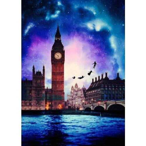 5D DIY Diamond embroidery castle full square round Diamond Painting Cross Stitch scenery mosaic Drill Rhinestone Home Decoration