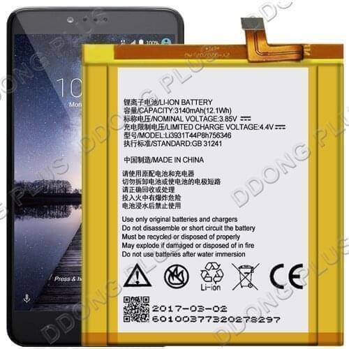Li3931T44P8h756346 Battery For ZTE Blade V8 Pro Z978 BV8P121 Battery Li3933T44P8h756346 Replacement Repair Part