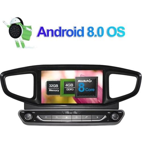 8 Inch Android 8.0 Octa Core 4GB RAM Car Multimedia Player For Hyundai Ioniq 2016-/Ioniq Hybrid Left Hand Driving GPS Navigation