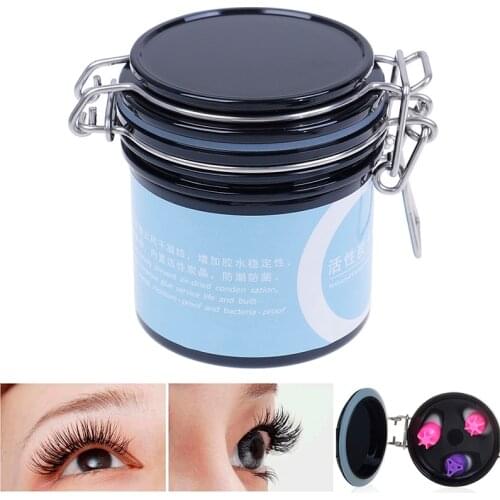 Eyelash Glue Storage Tank Individual Adhesive Stand Eyelash Extension Activated Sealed Storage Jar Container Makeup Tool
