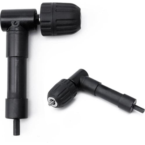 3/8" Right Angle 90 Degree Cordless Drill Attachment With Keyless Chuck