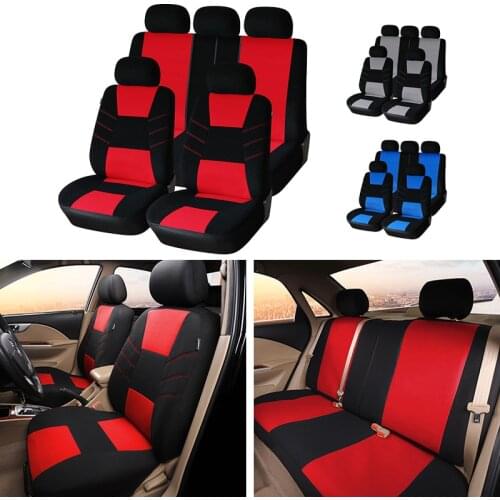 3-color Complete Car Seat Cover Airbag Compatible With Comfortable Seat Cover Protection Seat For Most Seat Interiors