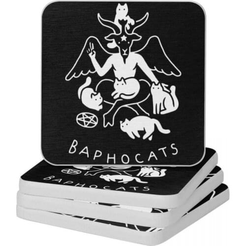 Baphocats Diatomite Square Round Shape Coaster Non Slip Cup Bonsai Mat Soap Toothbrush Pad Diameter 10cm