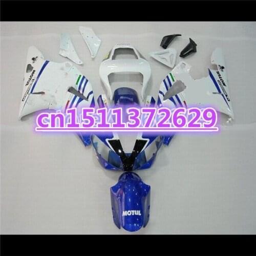 For YZFR1 2000 2001 blue white 00-01 YZF1000 2000 2001 R1 YZF R1 YZF1000 2000-2001 ABS Fairing Set Plastic Kit-Dor D
