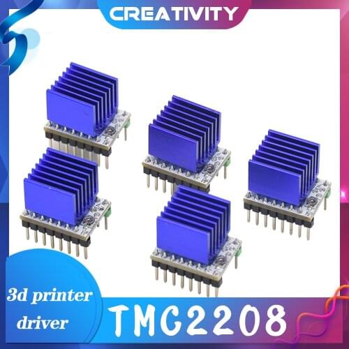 5pcs MKS TMC2208 Stepper Motor Driver StepStick 1.4A UART Ultra silent Stepping Controller Tube Built-in Driver 3D Printer Part
