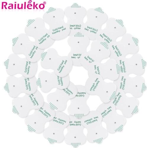 20/10PCS Self Adhesive Replacement Square Gel Tens Electrode Pads Muscle Stimulator Electric Digital Machine Massager Sticker